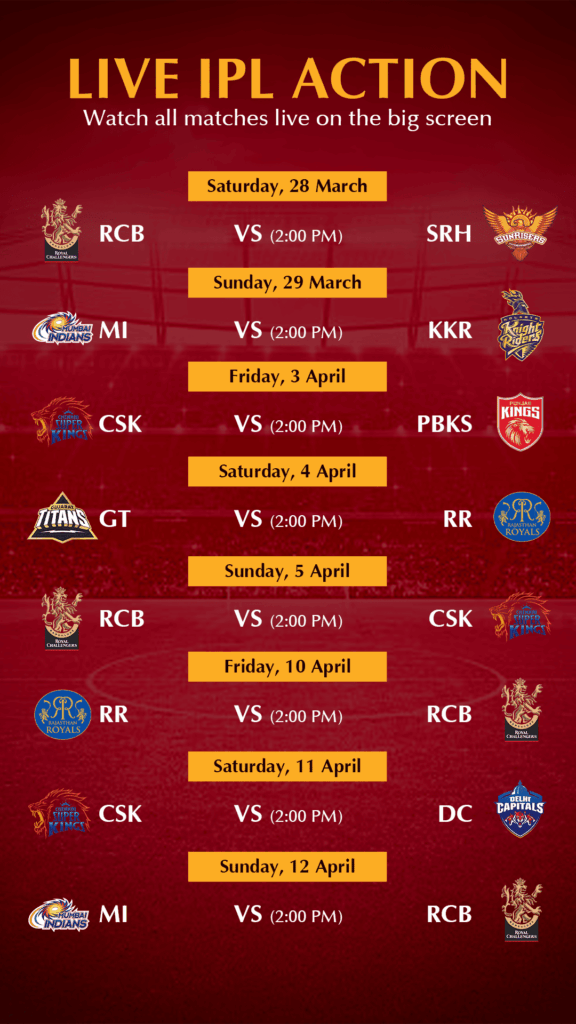 Live on the big screen Camberley